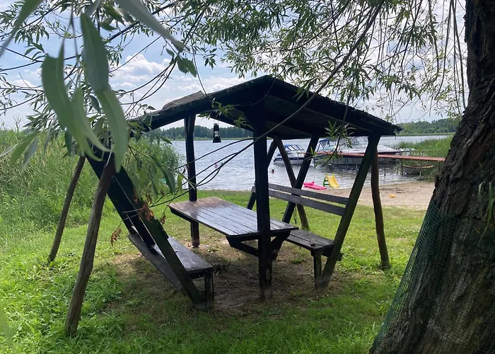 Stylowy Mazurski Nad Jeziorem Ros *